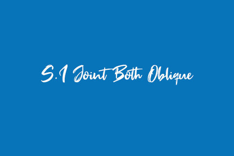 S.I Joint Both Oblique Dr Essa Laboratory and Diagnostic Centre