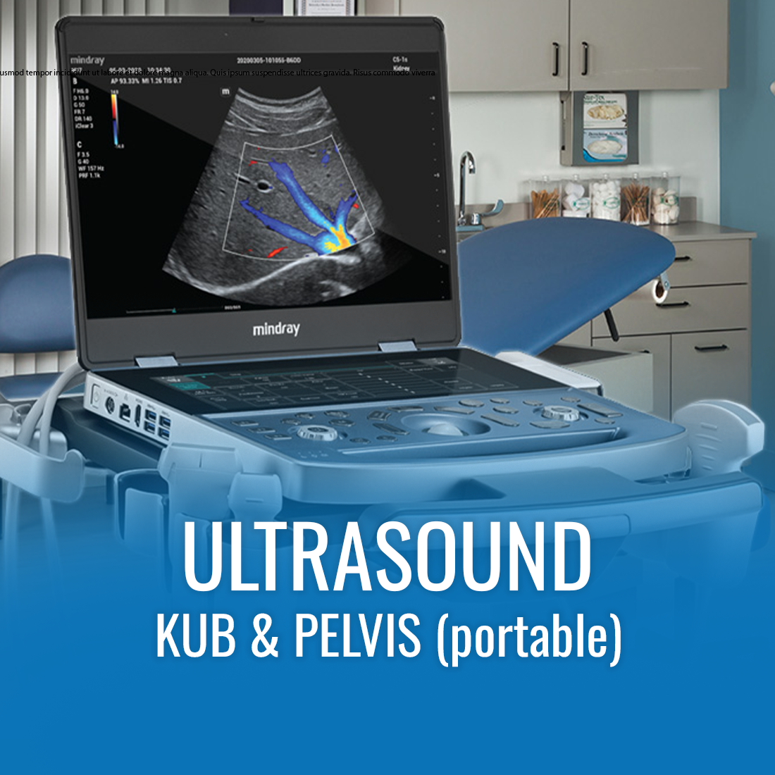 U/S KUB - & Pelvis (Portable)