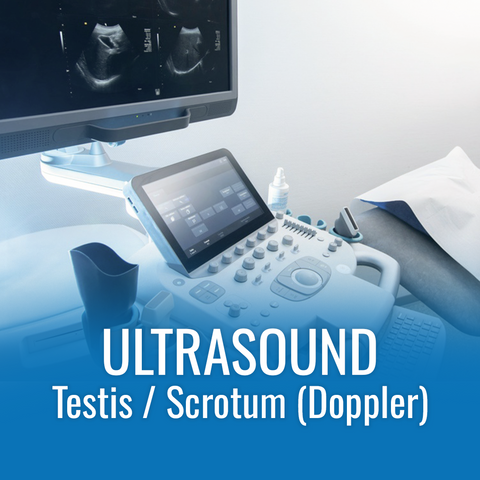 U/S Testis (scrotum) - (Doppler)