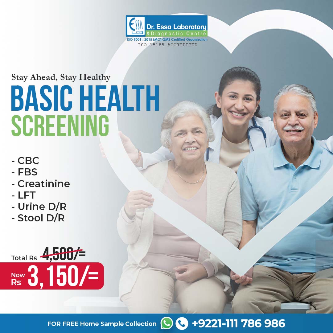 Basic Health Screening Package – EssaLaboratory