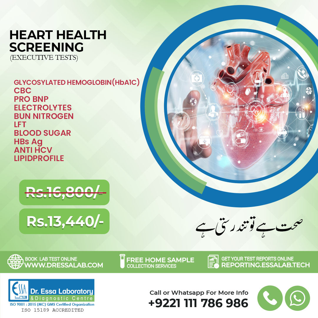 Heart Health Package - Executive Tests