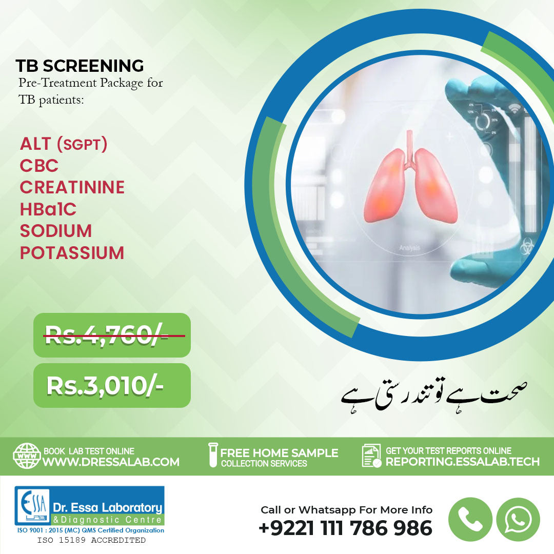TB Screening Package - Pre-treatment Package for TB patients