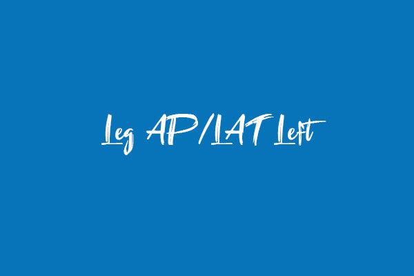 Leg AP/LAT Left